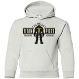 Sweatshirts White / YS Titan Pilot Youth Hoodie