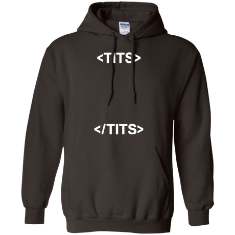 Sweatshirts Dark Chocolate / Small Tits Pullover Hoodie