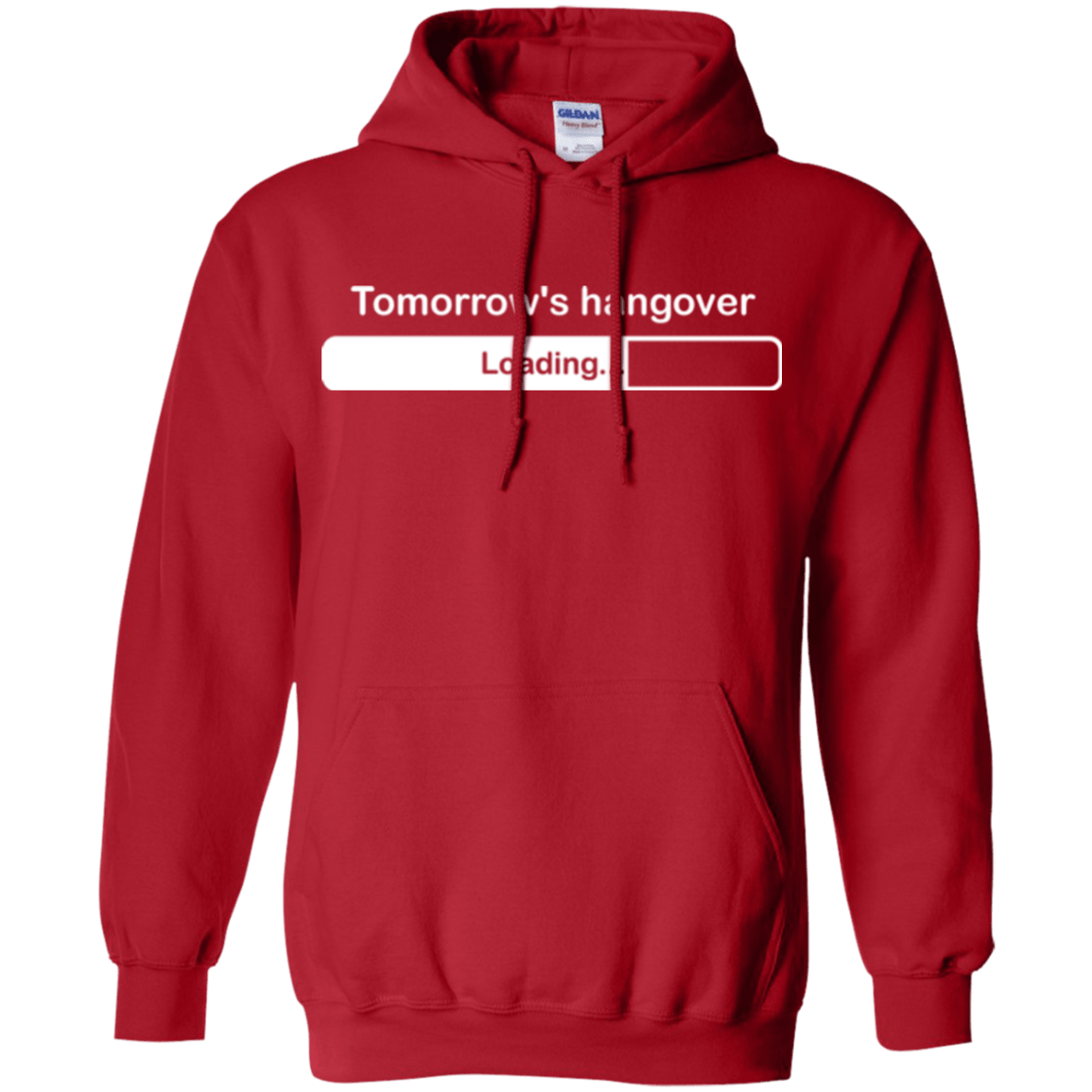 Sweatshirts Red / Small Tomorrow's hangover Pullover Hoodie