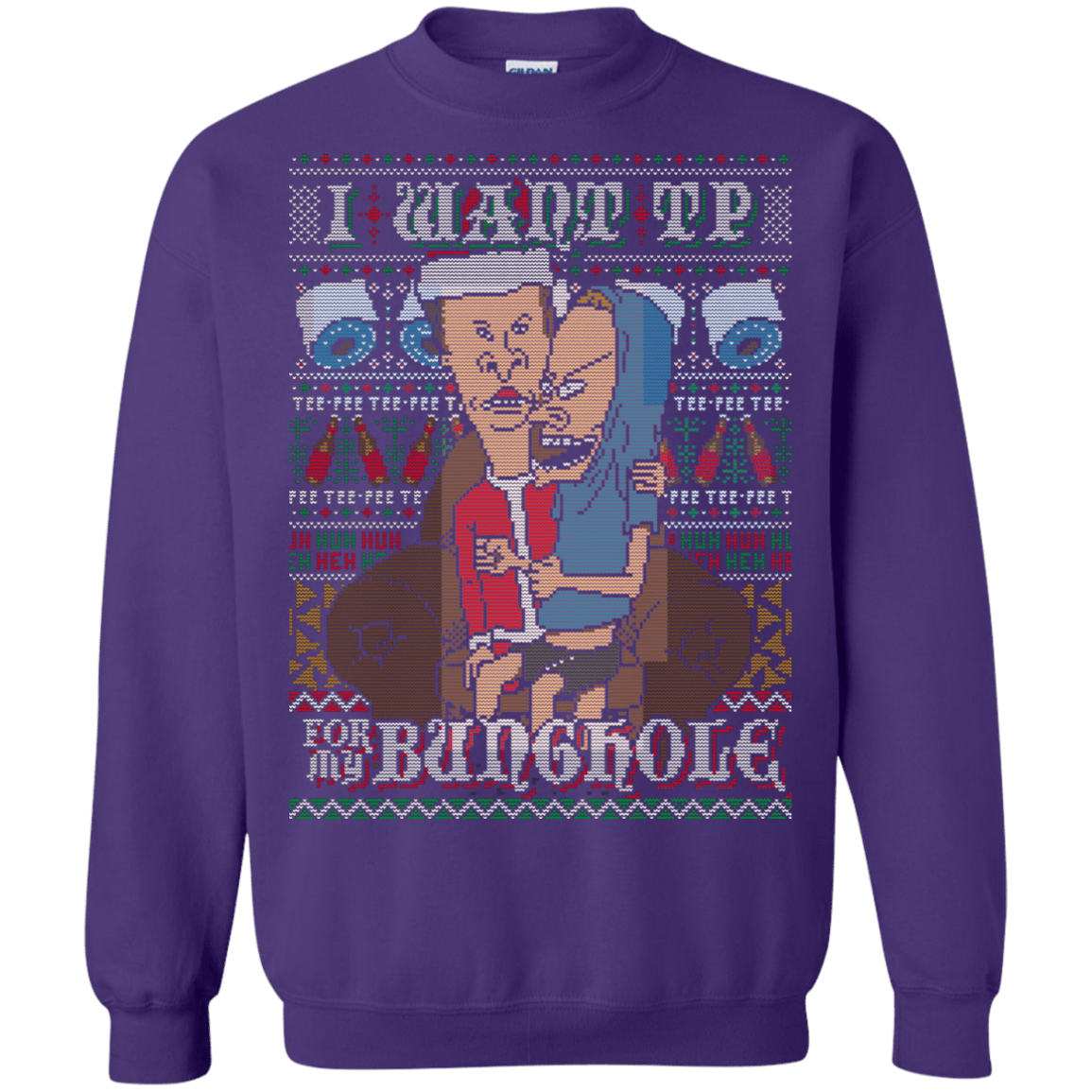 Sweatshirts Purple / S TP FOR XMAS Crewneck Sweatshirt