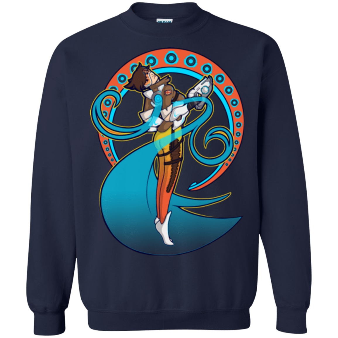 Sweatshirts Navy / Small Tracer Nouveau Crewneck Sweatshirt