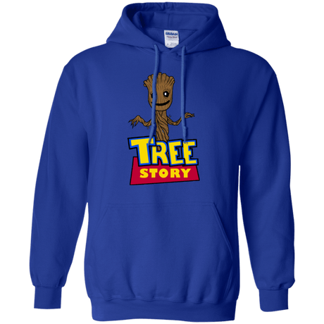 Sweatshirts Royal / Small TREE STORY Pullover Hoodie