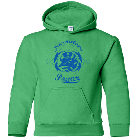 Sweatshirts Irish Green / YS Triceratops Youth Hoodie