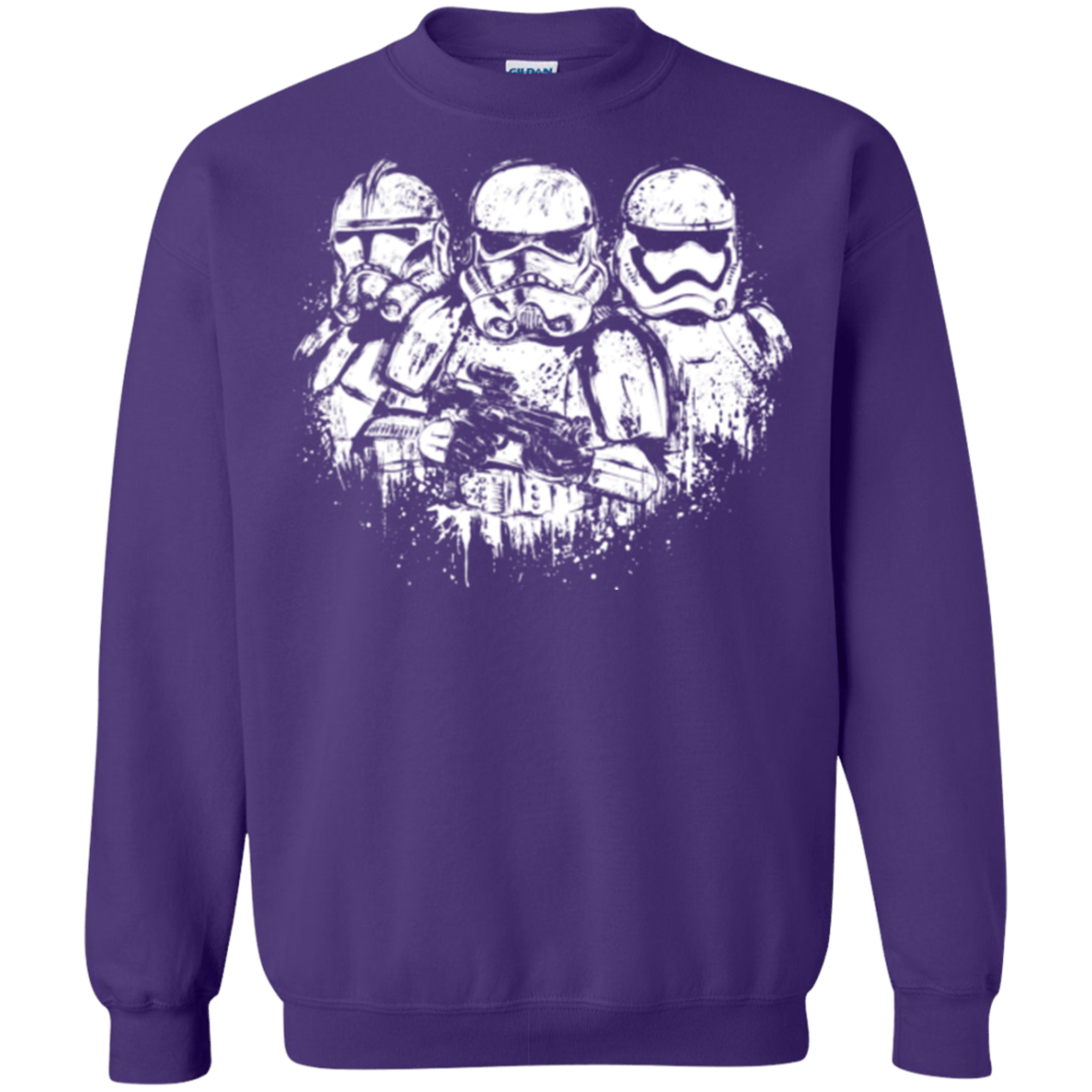 Sweatshirts Purple / Small Troopers Crewneck Sweatshirt