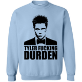 Sweatshirts Light Blue / Small Tyler Fucking Durden Crewneck Sweatshirt