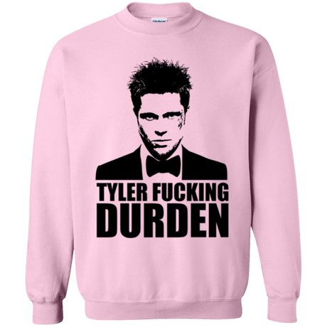 Sweatshirts Light Pink / Small Tyler Fucking Durden Crewneck Sweatshirt