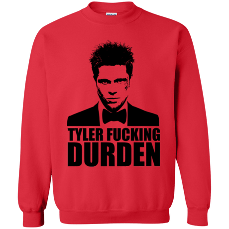 Sweatshirts Red / Small Tyler Fucking Durden Crewneck Sweatshirt