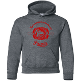 Sweatshirts Dark Heather / YS Tyrannosaurus Youth Hoodie