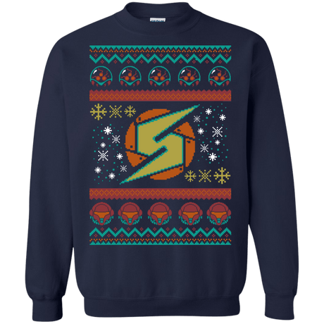 Sweatshirts Navy / Small UGLY METROID Crewneck Sweatshirt