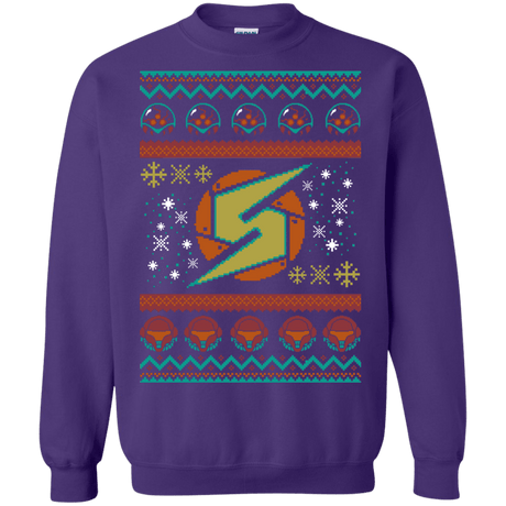 Sweatshirts Purple / Small UGLY METROID Crewneck Sweatshirt