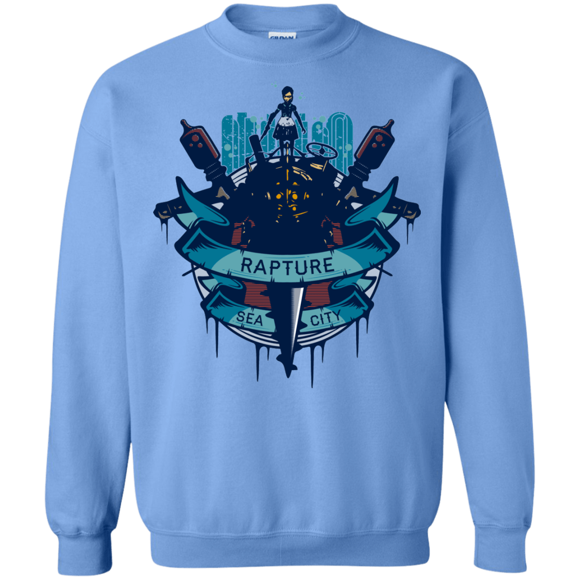 Sweatshirts Carolina Blue / S Under The Sea Crewneck Sweatshirt