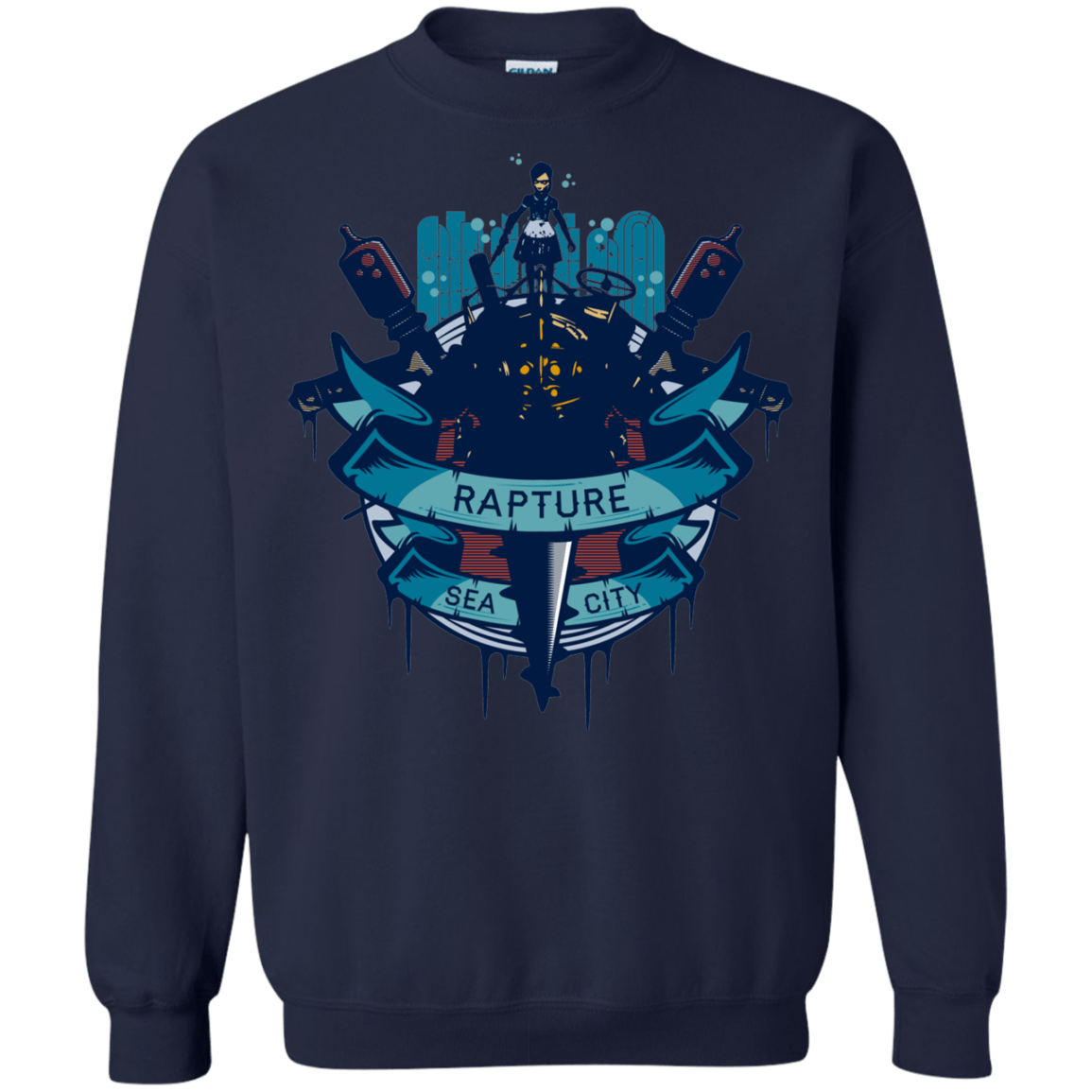 Sweatshirts Navy / S Under The Sea Crewneck Sweatshirt