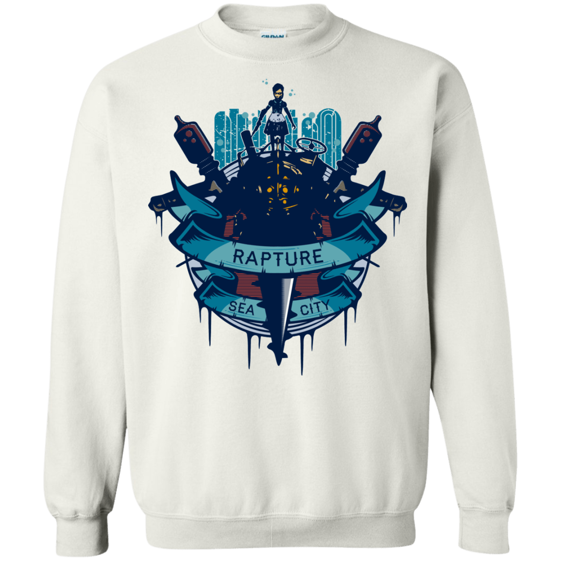 Sweatshirts White / S Under The Sea Crewneck Sweatshirt