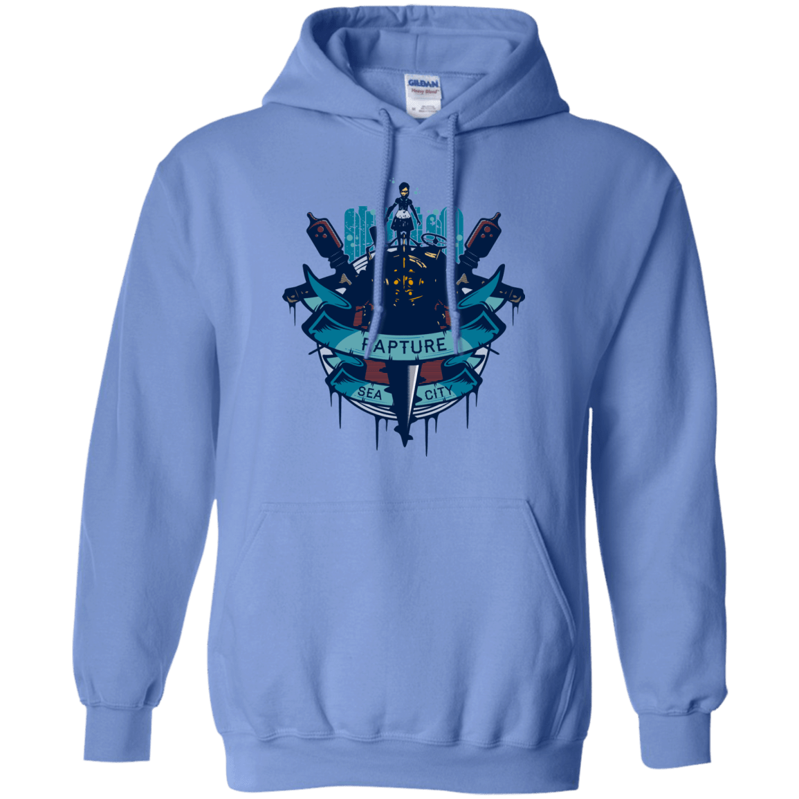 Sweatshirts Carolina Blue / S Under The Sea Pullover Hoodie