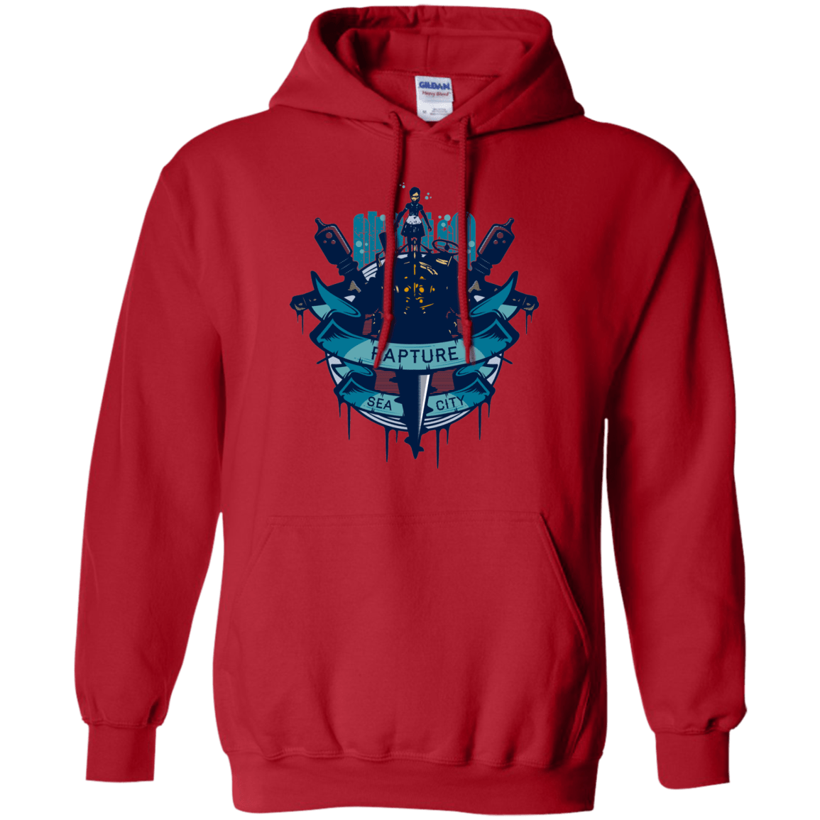 Sweatshirts Red / S Under The Sea Pullover Hoodie