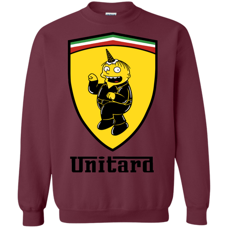 Sweatshirts Maroon / S Unitardi Crewneck Sweatshirt