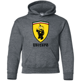 Sweatshirts Dark Heather / YS Unitardi Youth Hoodie