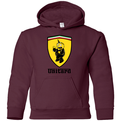 Sweatshirts Maroon / YS Unitardi Youth Hoodie
