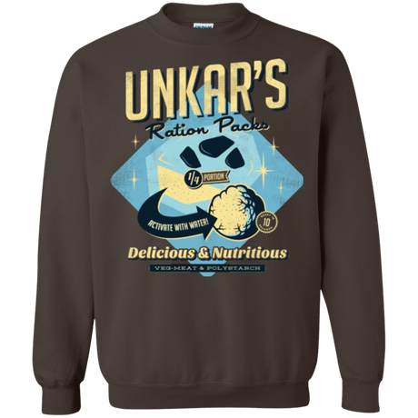 Sweatshirts Dark Chocolate / Small Unkars Ration Packs Crewneck Sweatshirt