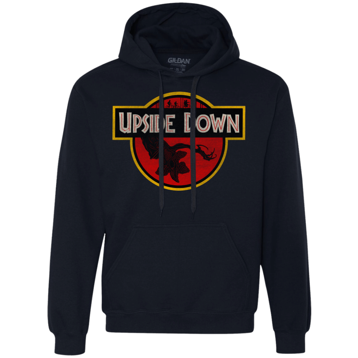 Sweatshirts Navy / S Upside Down Premium Fleece Hoodie