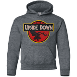 Sweatshirts Dark Heather / YS Upside Down Youth Hoodie