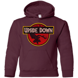 Sweatshirts Maroon / YS Upside Down Youth Hoodie