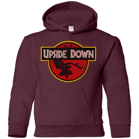 Sweatshirts Maroon / YS Upside Down Youth Hoodie