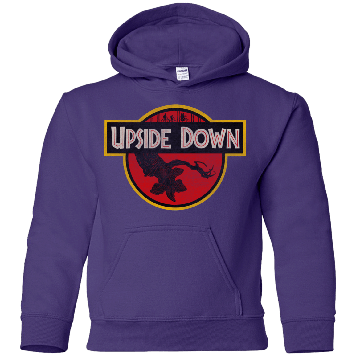 Sweatshirts Purple / YS Upside Down Youth Hoodie