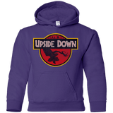 Sweatshirts Purple / YS Upside Down Youth Hoodie
