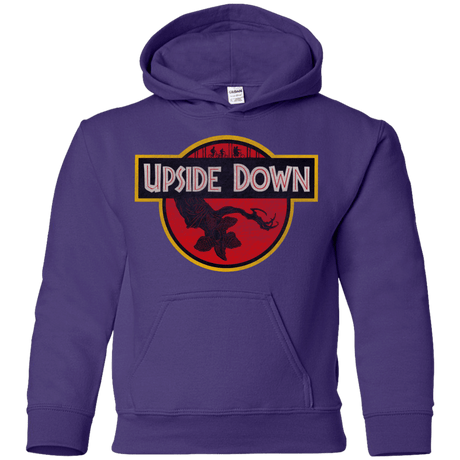 Sweatshirts Purple / YS Upside Down Youth Hoodie