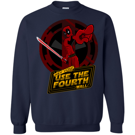 Sweatshirts Navy / Small Use The Fourth Wall Crewneck Sweatshirt