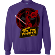 Sweatshirts Purple / Small Use The Fourth Wall Crewneck Sweatshirt