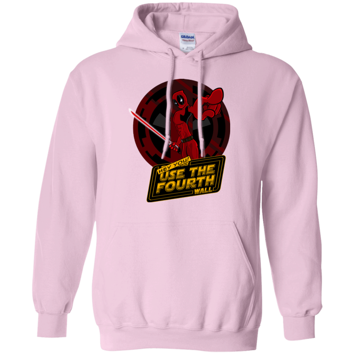 Sweatshirts Light Pink / Small Use The Fourth Wall Pullover Hoodie