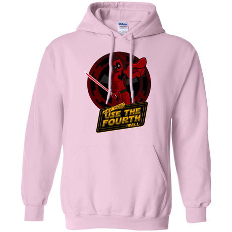 Sweatshirts Light Pink / Small Use The Fourth Wall Pullover Hoodie