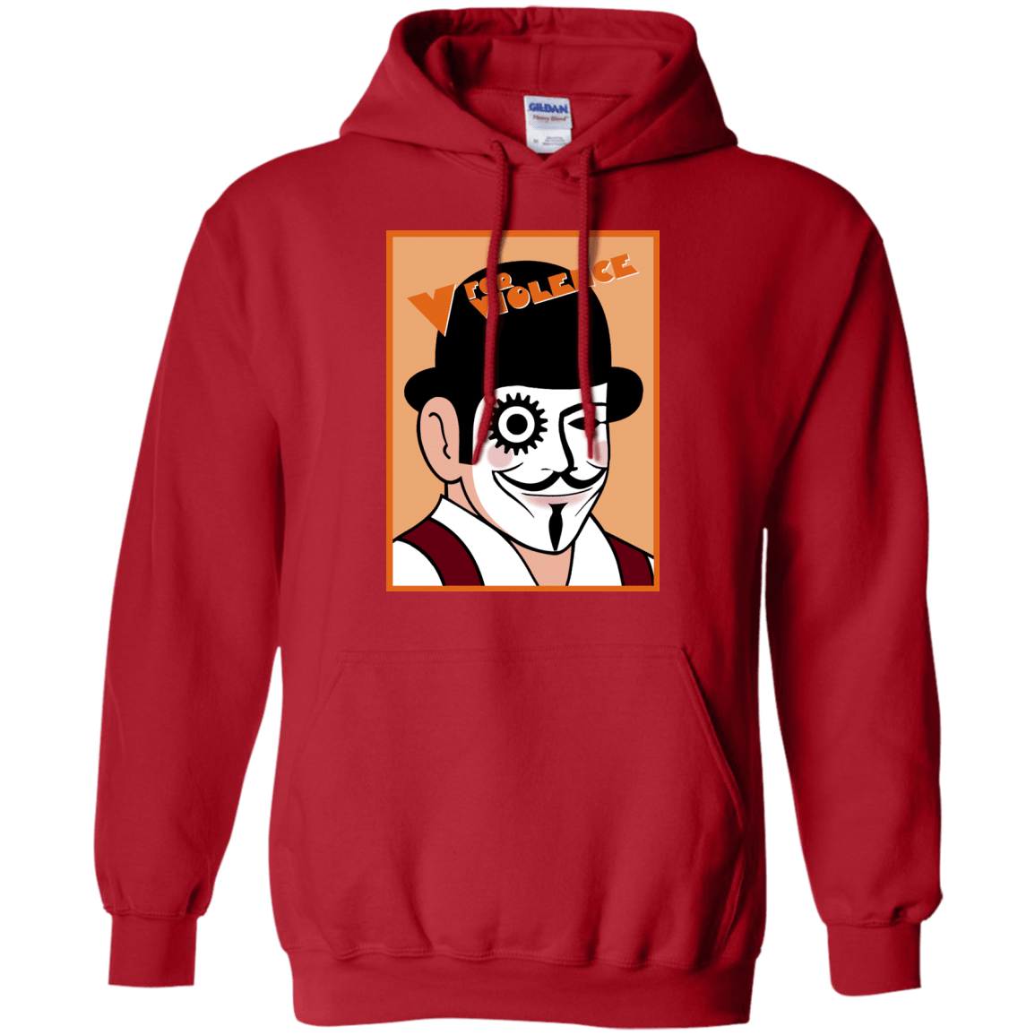 Sweatshirts Red / Small V for Violence Pullover Hoodie