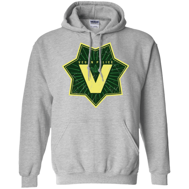 Sweatshirts Sport Grey / Small Vegan Police Pullover Hoodie