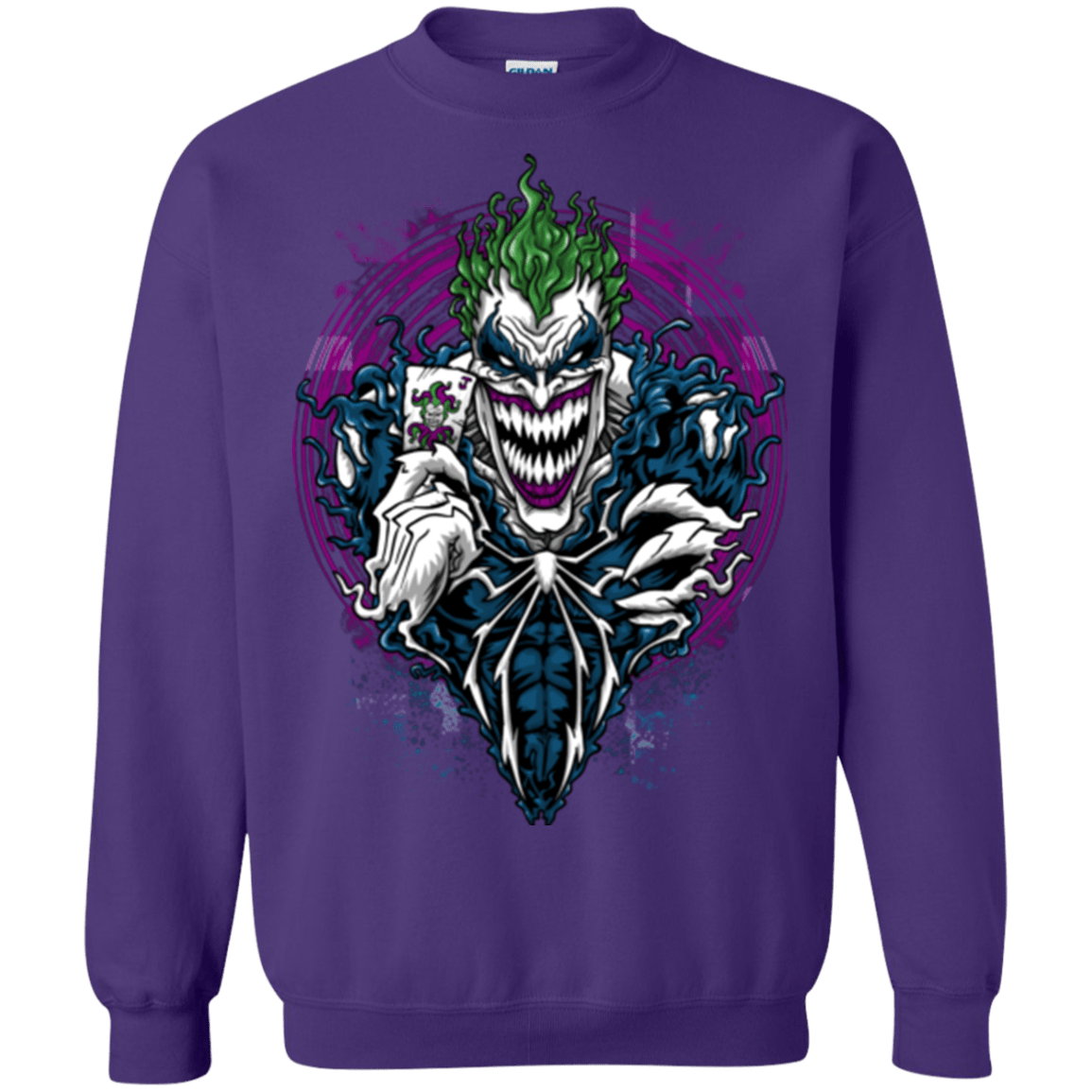 Sweatshirts Purple / Small Venomous Joke Crewneck Sweatshirt