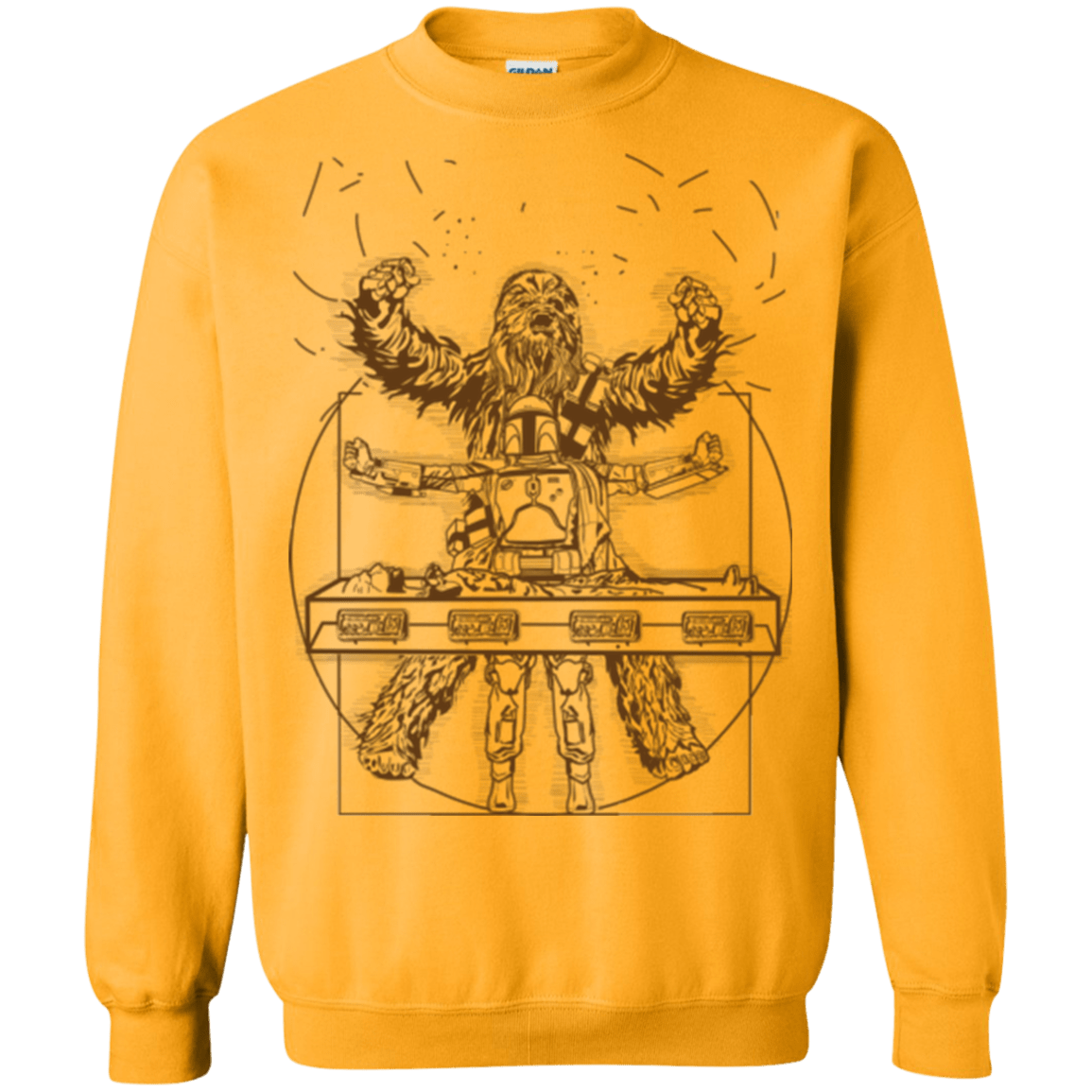 Sweatshirts Gold / Small Victory or Death Crewneck Sweatshirt