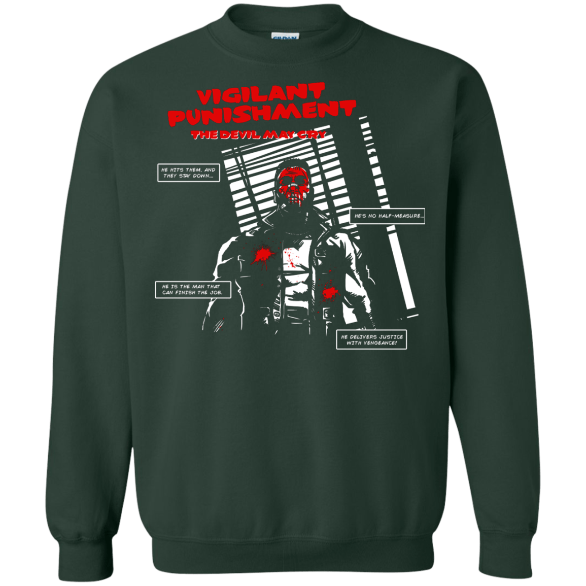 Sweatshirts Forest Green / S Vigilant Crewneck Sweatshirt