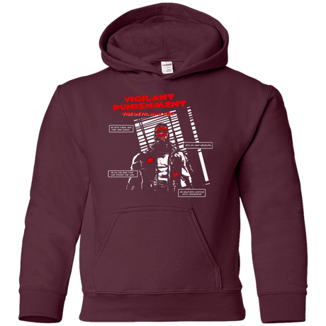 Sweatshirts Maroon / YS Vigilant Youth Hoodie