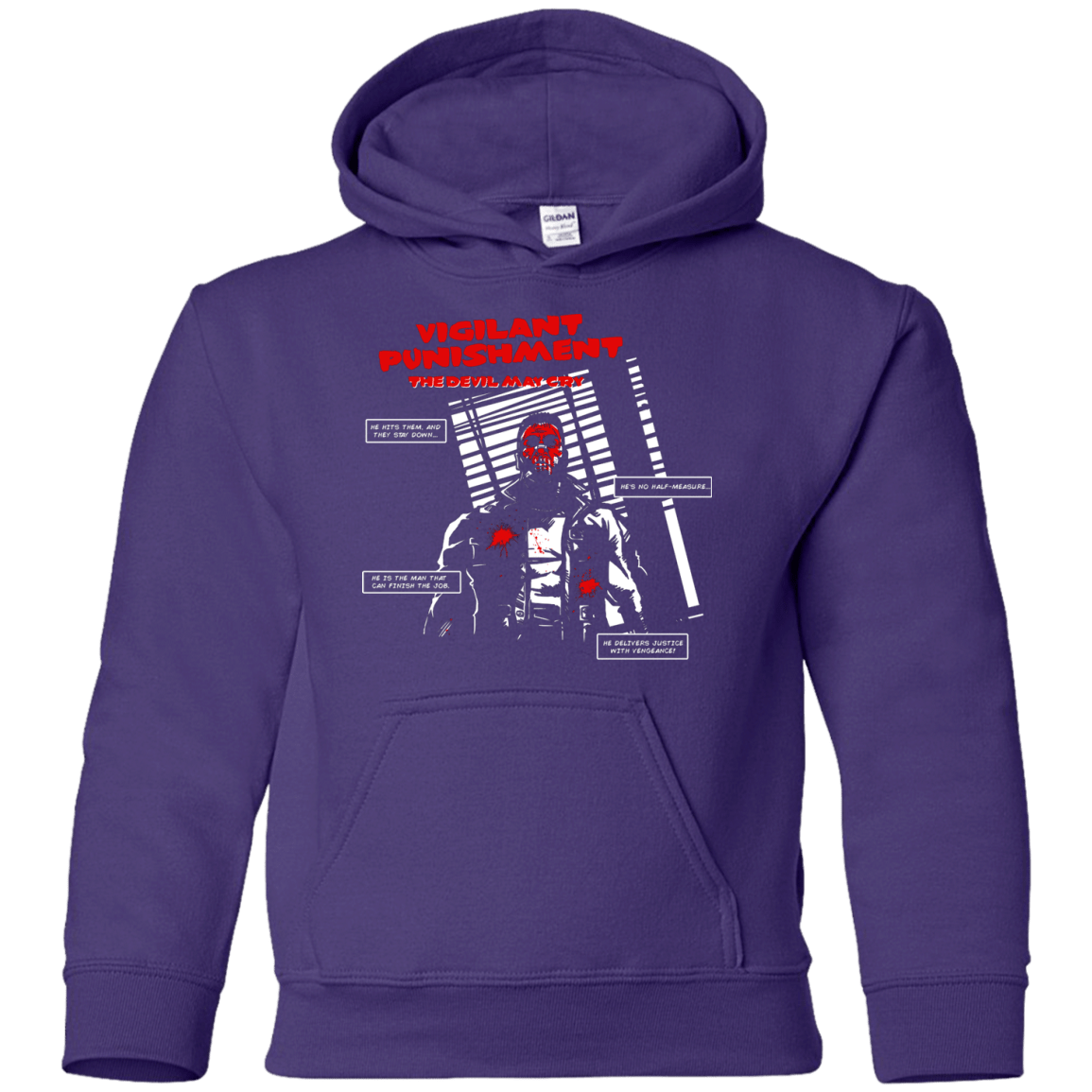 Sweatshirts Purple / YS Vigilant Youth Hoodie