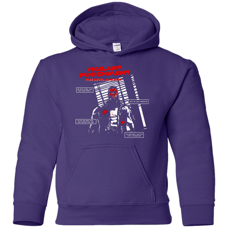 Sweatshirts Purple / YS Vigilant Youth Hoodie