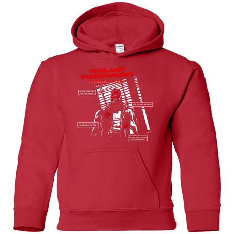 Sweatshirts Red / YS Vigilant Youth Hoodie