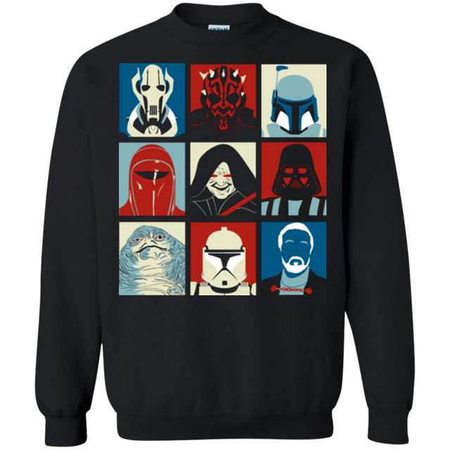 Sweatshirts Black / Small Villain Wars Pop Crewneck Sweatshirt