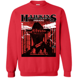 Sweatshirts Red / S Visit Hawkins Crewneck Sweatshirt