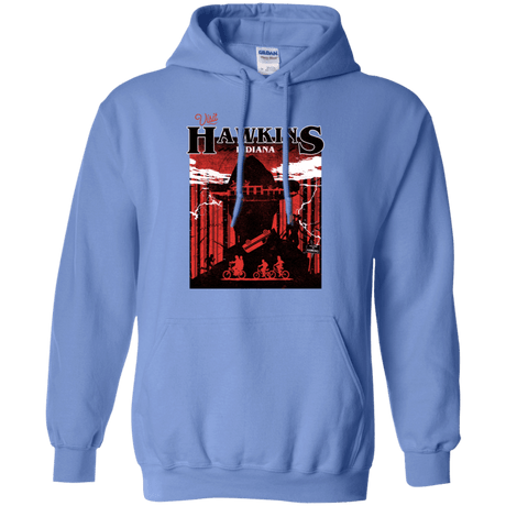 Sweatshirts Carolina Blue / S Visit Hawkins Pullover Hoodie