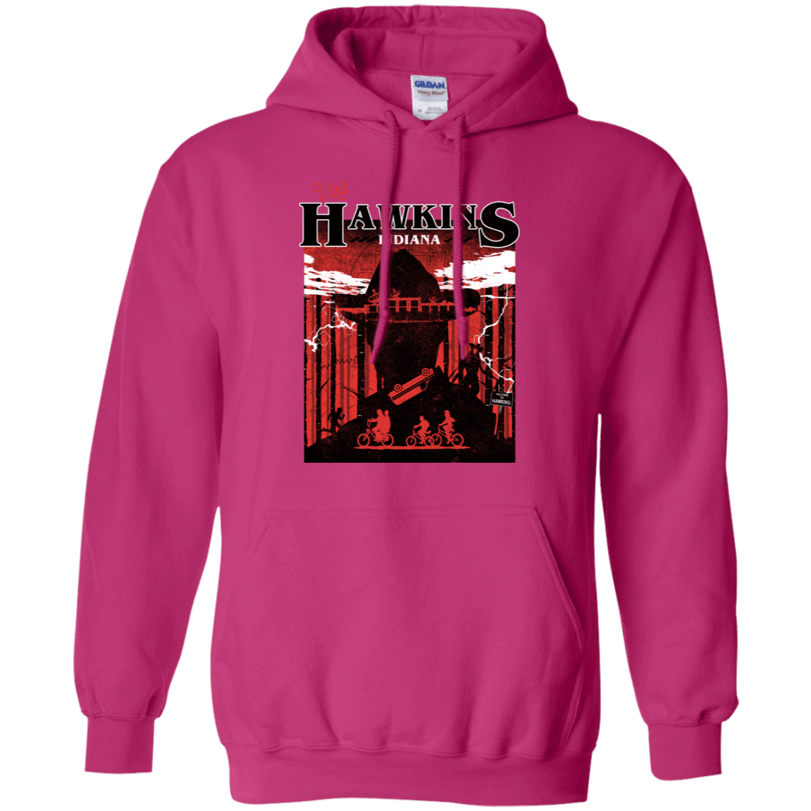 Sweatshirts Heliconia / S Visit Hawkins Pullover Hoodie