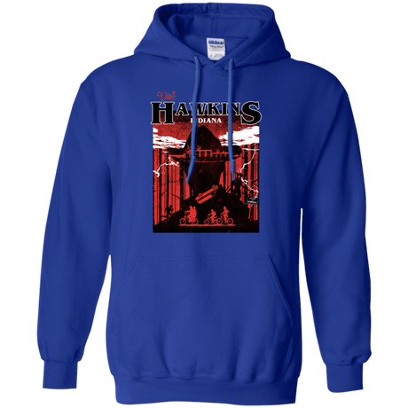 Sweatshirts Royal / S Visit Hawkins Pullover Hoodie