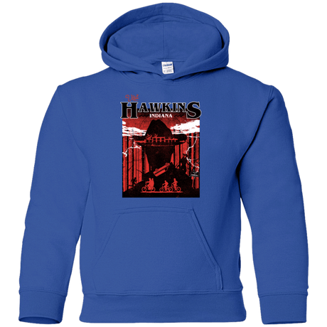 Sweatshirts Royal / YS Visit Hawkins Youth Hoodie