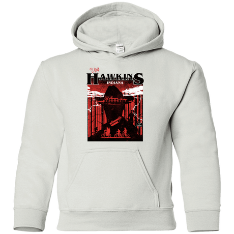 Sweatshirts White / YS Visit Hawkins Youth Hoodie